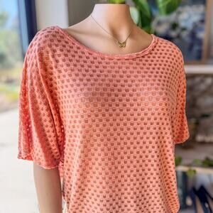 The Buckle, DayTrip, Textured Tillman Top w/ Twisted Open Back, Women’s X-Large